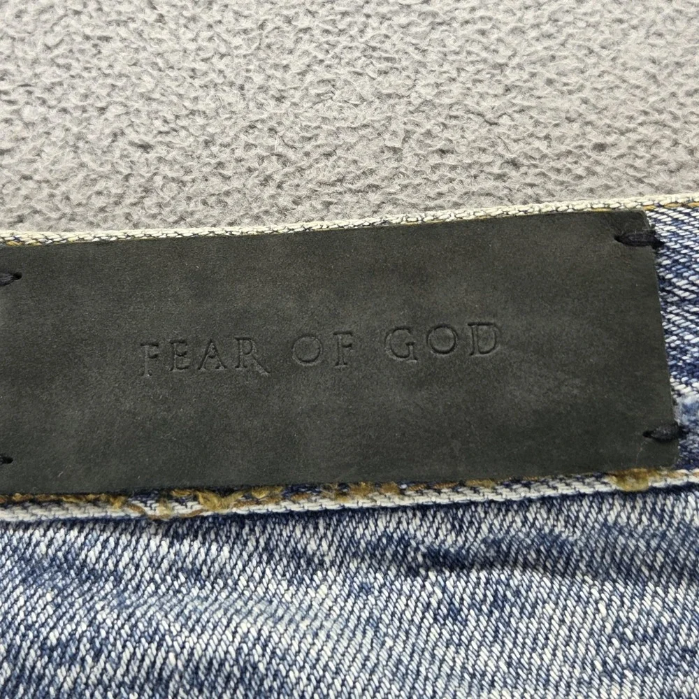 Fear of God Jeans Mens‎ Fourth Collection 2015-2016 Altered Waist Zip Ankle Read